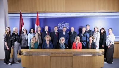 Šveices–Latvijas sadarbības programmas trešā gada sanāksmes kopbilde