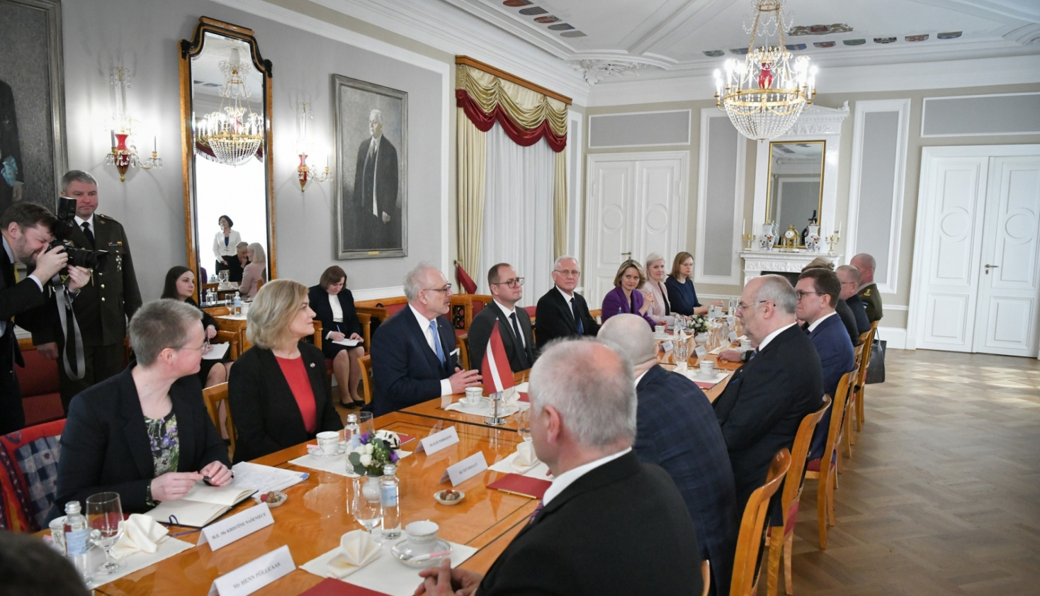 Latvijā viesojās Igaunijas prezidents Alars Kariss