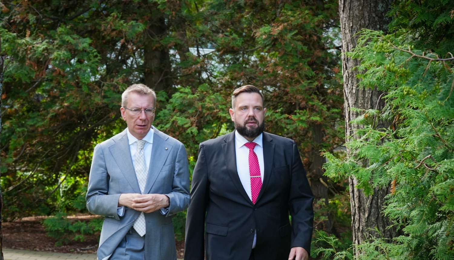 Valsts prezidenta Edgara Rinkēviča tikšanās ar klimata un enerģētikas ministru Jāni Vitenbergu