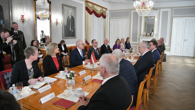 Latvijā viesojās Igaunijas prezidents Alars Kariss