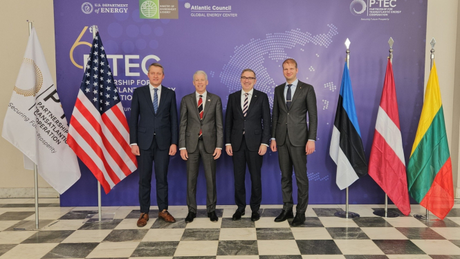 Baltijas valstu enerģētikas ministri un ASV enerģētikas valsts sekretārs