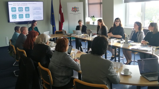 Starptautisko ekspertu misijas dalībnieki viesojas KEM