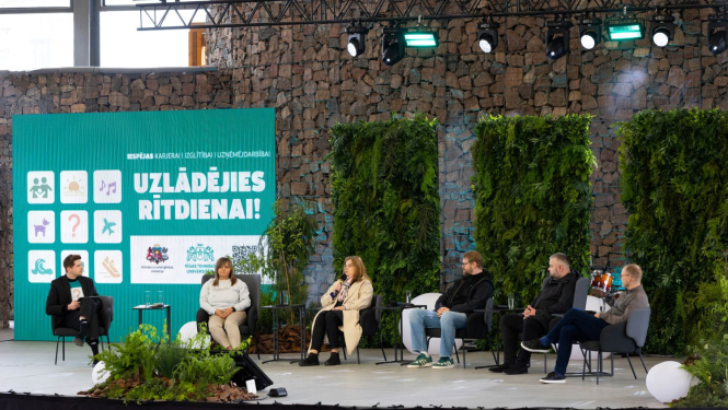 Uzlādējies rītdienai diskusija