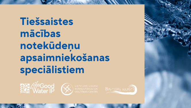 Tiešsaistes mācības notekūdeņu apsaimniekošanas speciālistiem