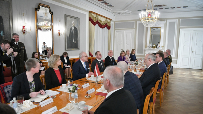 Latvijā viesojās Igaunijas prezidents Alars Kariss