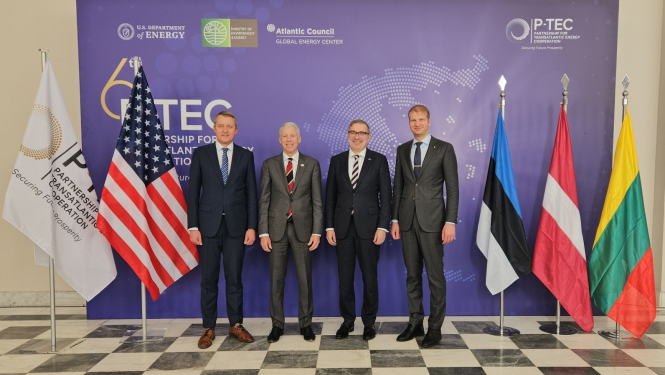 Baltijas valstu enerģētikas ministri un ASV enerģētikas valsts sekretārs