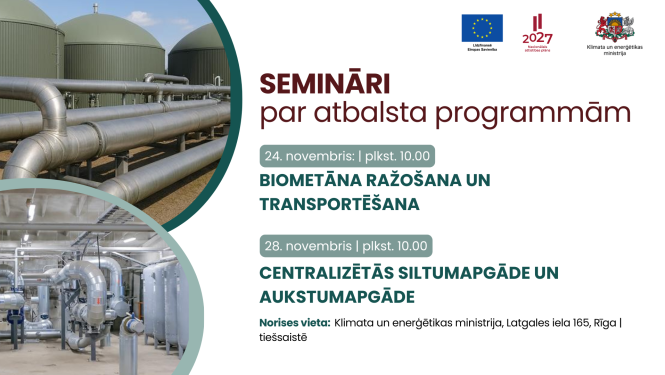 Vizuālis - semināri par atbalsta programmām