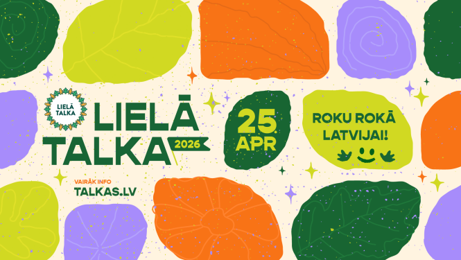 Lielās Talkas 2026 plakāts 