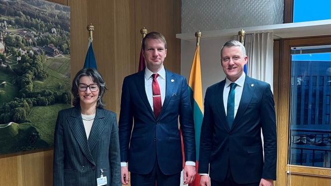 Trīs Baltijas ministri