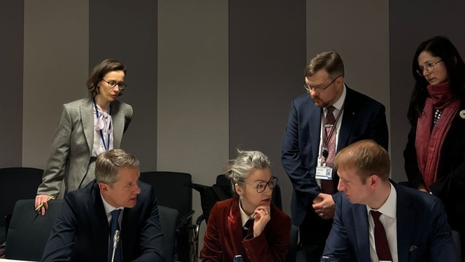 kaspars melnis sanāksmē Briselē