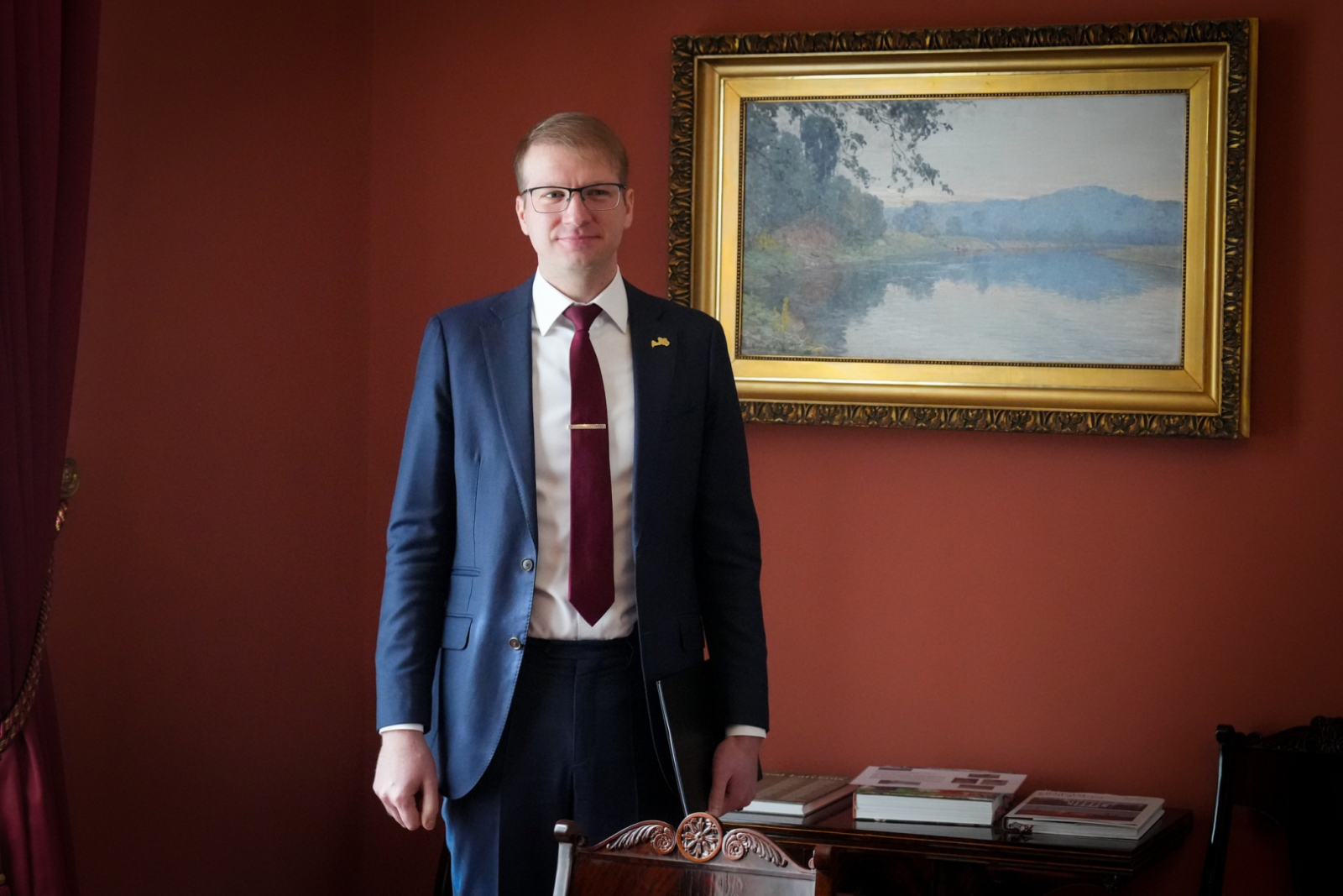 Ministra Kaspara Meļņa portrets