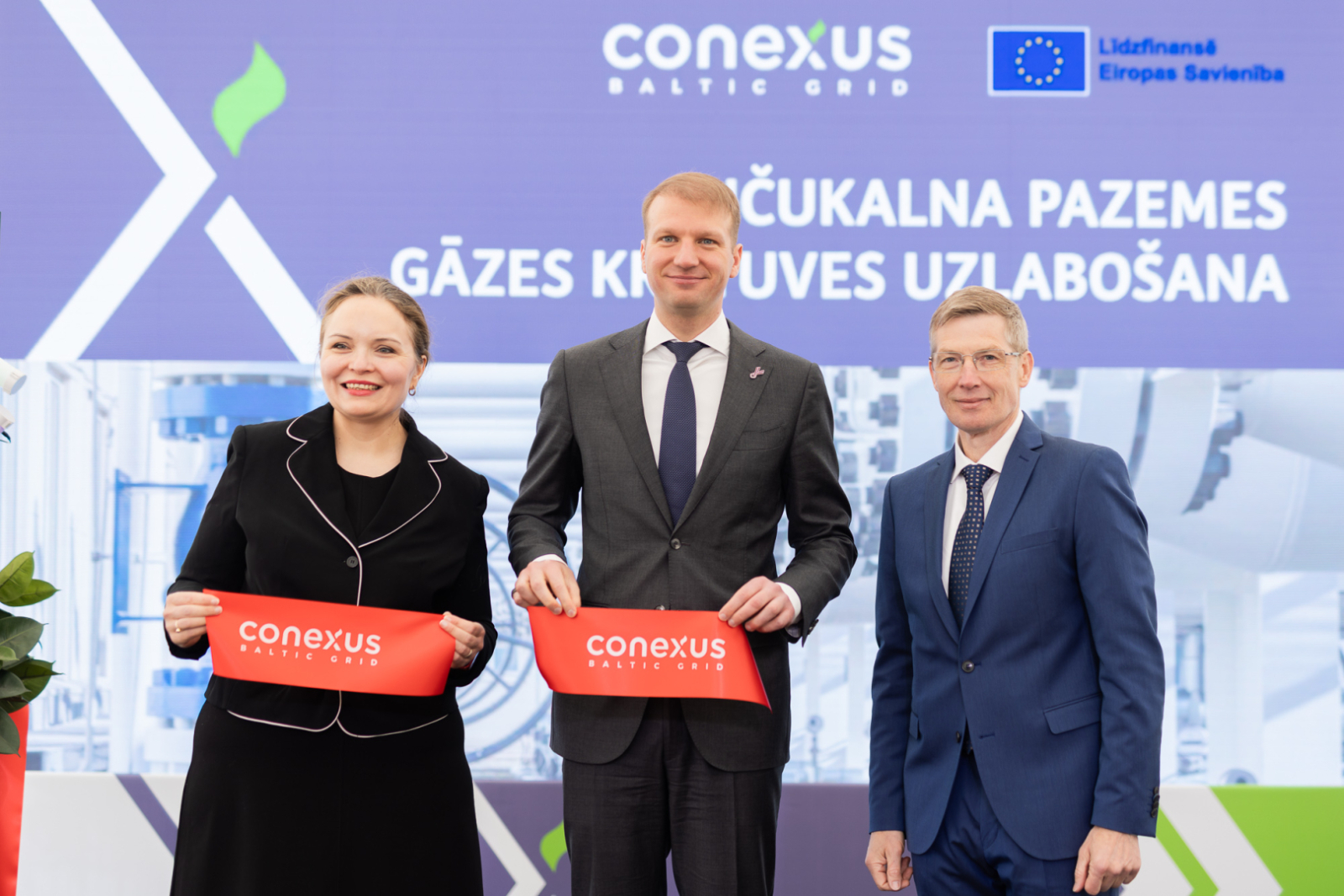 Inčukalna pazemes gāzes krātuves uzlabošanas atklāšanas pasākums - kopbilde no atklāšanas