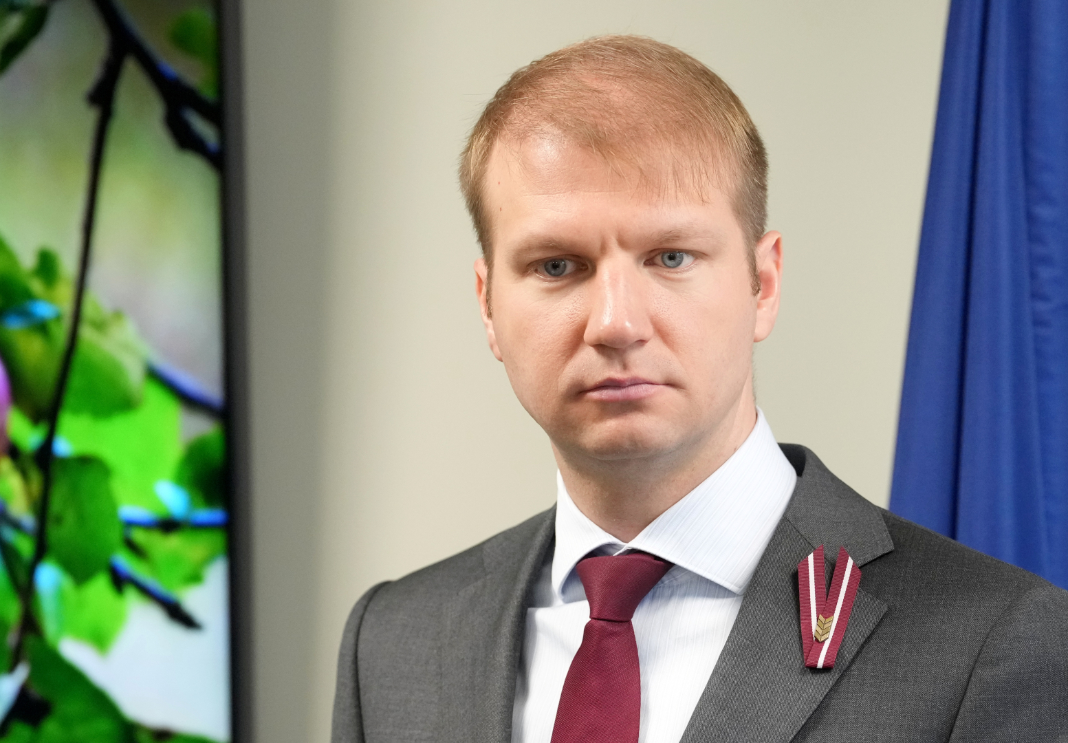 Ministra K. Meļņa portrets