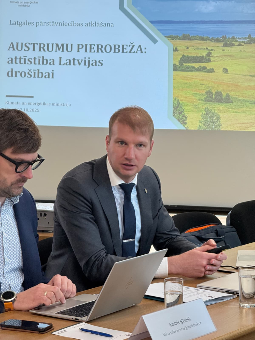 Ministrs Kaspars Melnis, prezentē aktualitātes