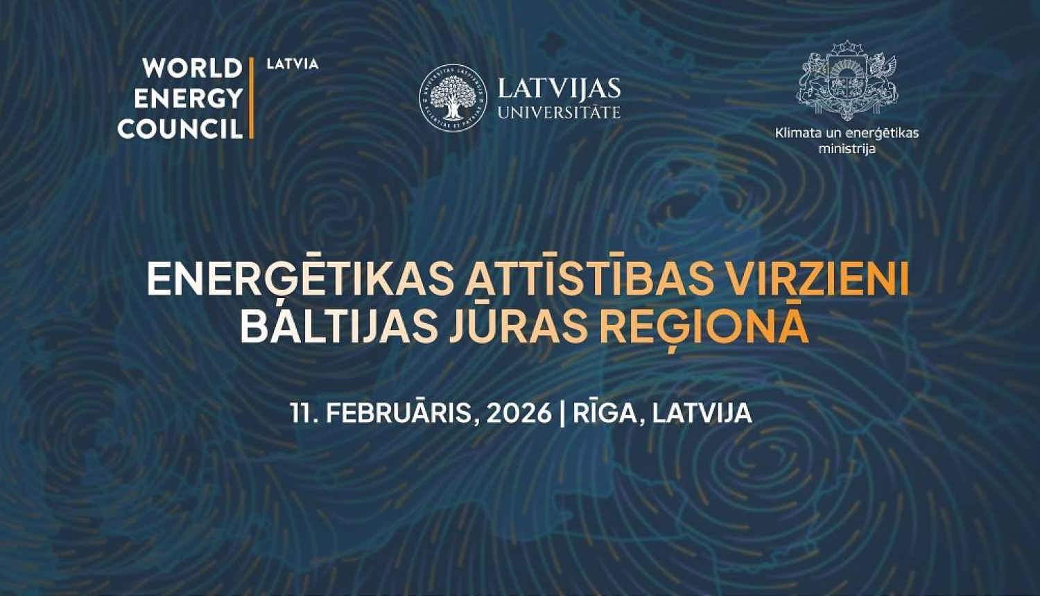 Konferences "Enerģētikas attīstības virzieni Baltijas jūras reģionā" afiša