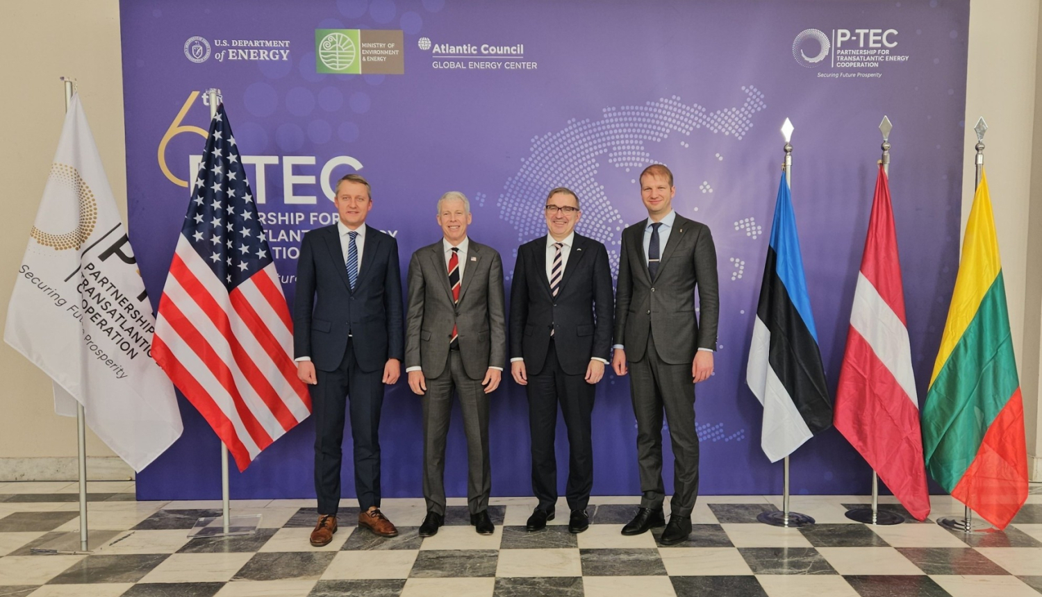 Baltijas valstu enerģētikas ministri un ASV enerģētikas valsts sekretārs