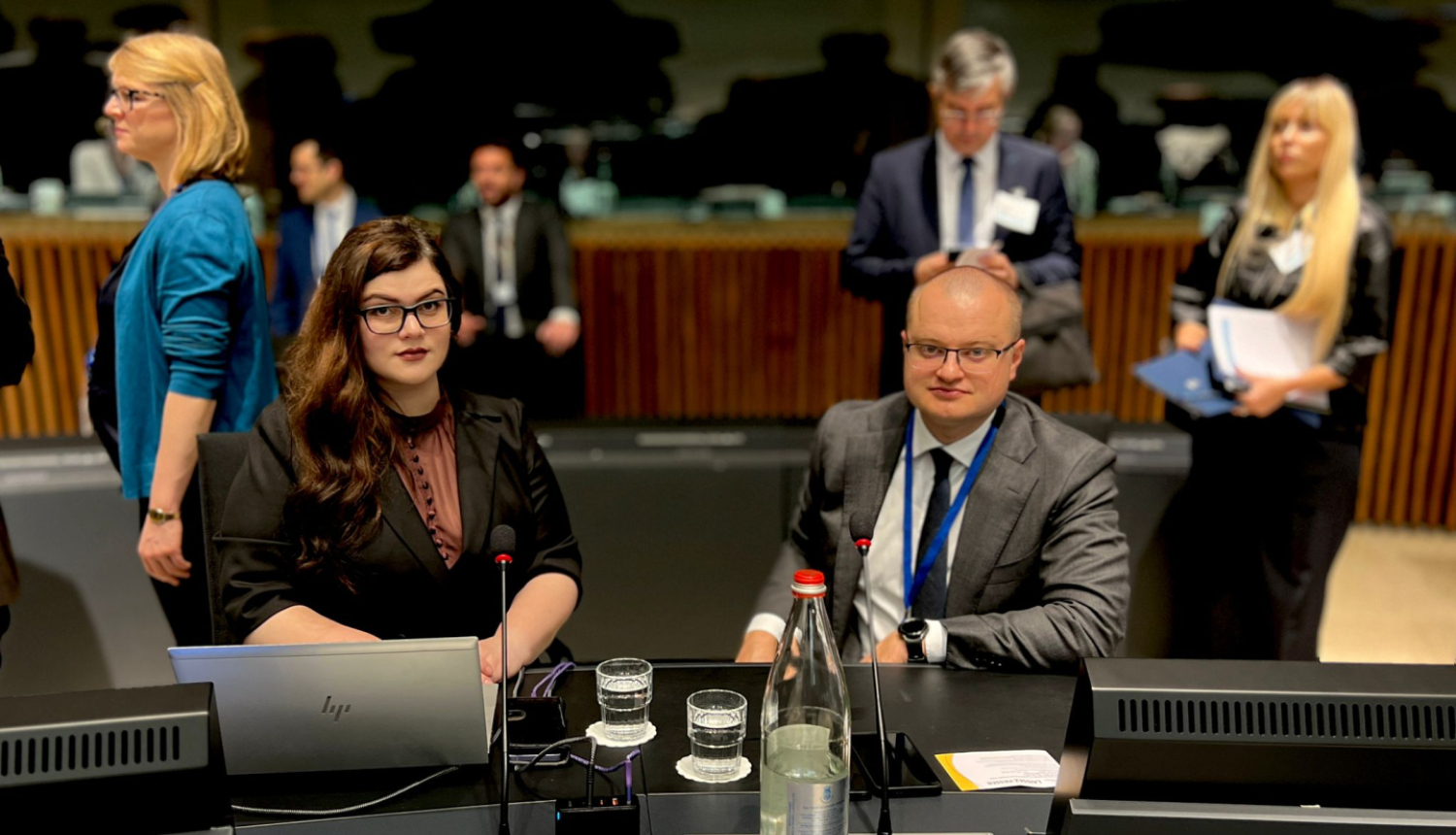 Līga Kurevska un Reinis Brusbārdis ES enerģētikas ministru padomes sanāksmē