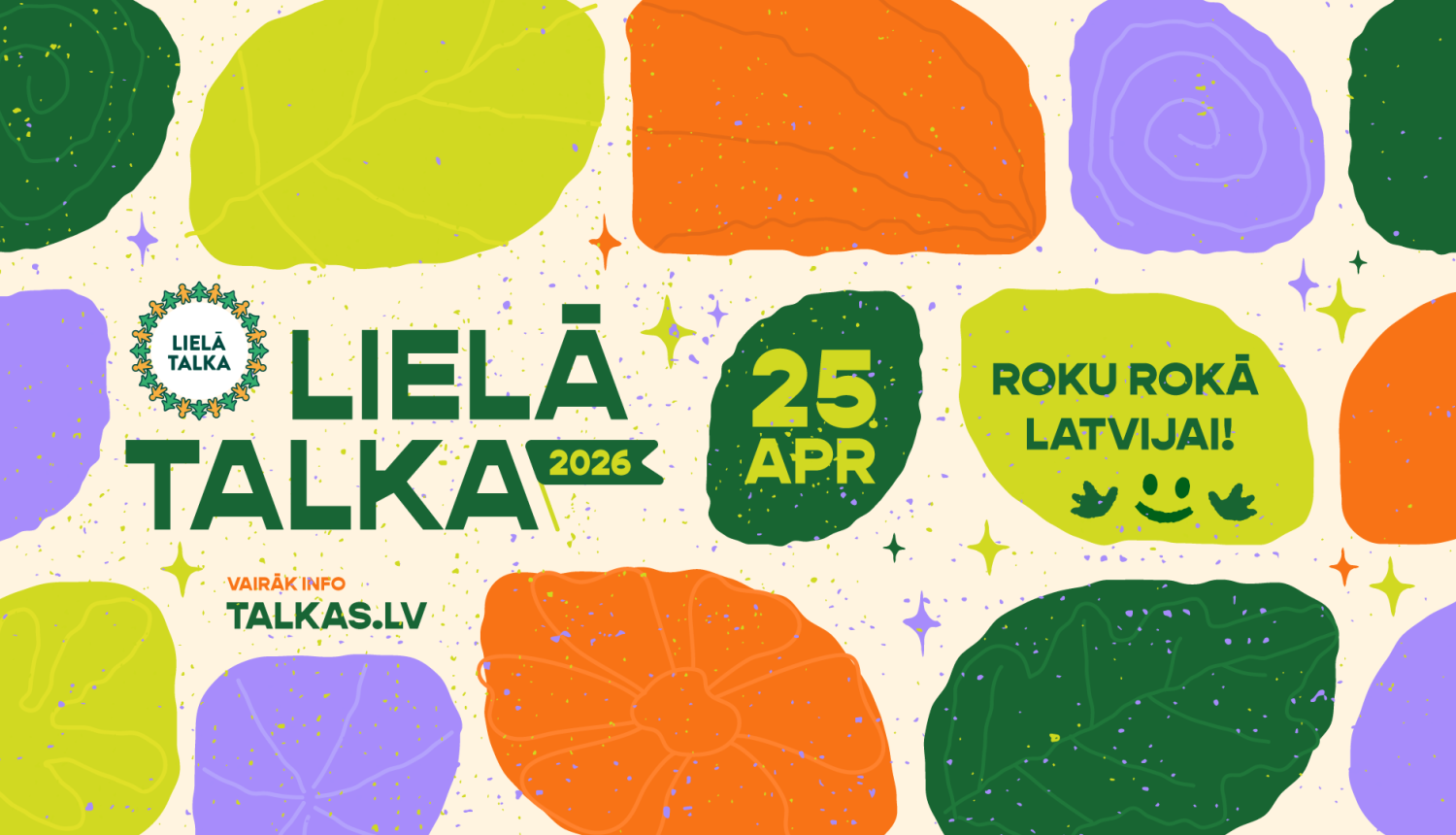 Lielās Talkas 2026 plakāts 