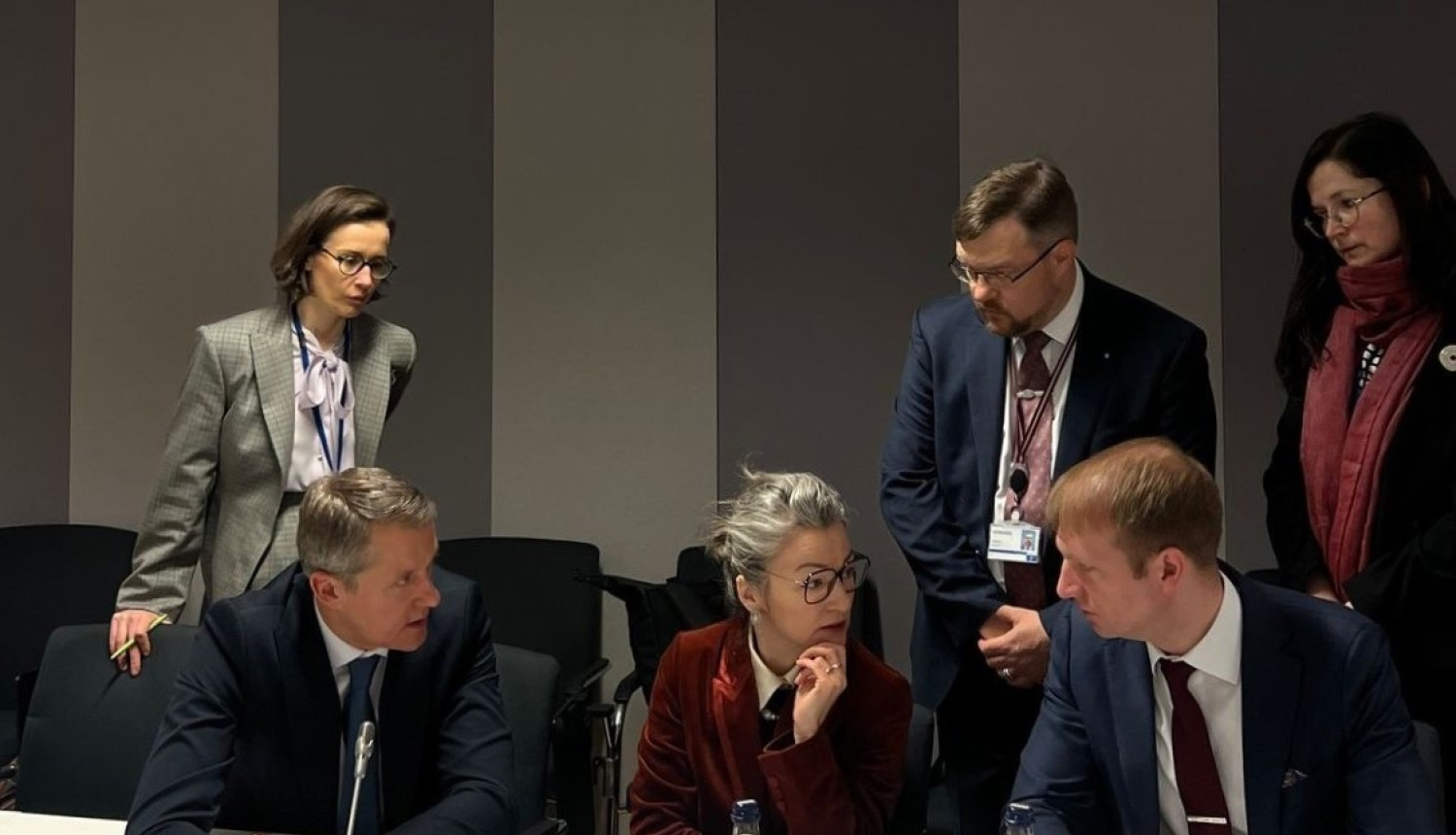 kaspars melnis sanāksmē Briselē