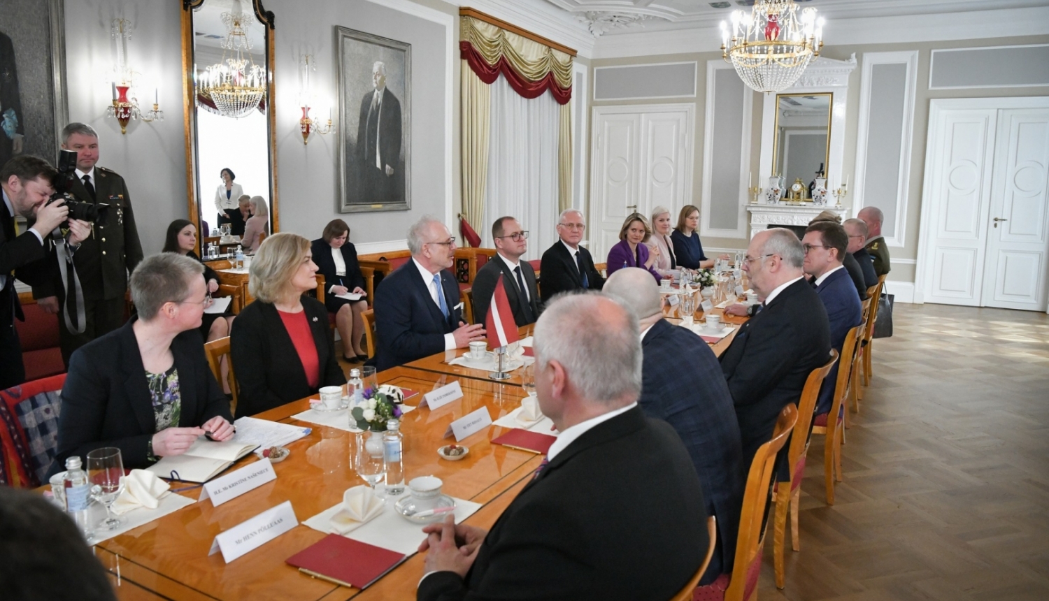 Latvijā viesojās Igaunijas prezidents Alars Kariss