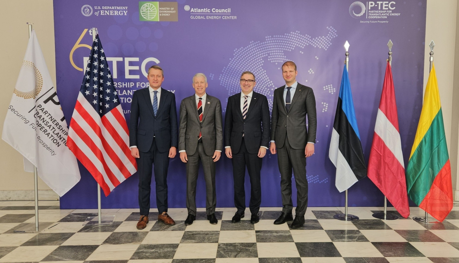 Baltijas valstu enerģētikas ministri un ASV enerģētikas valsts sekretārs