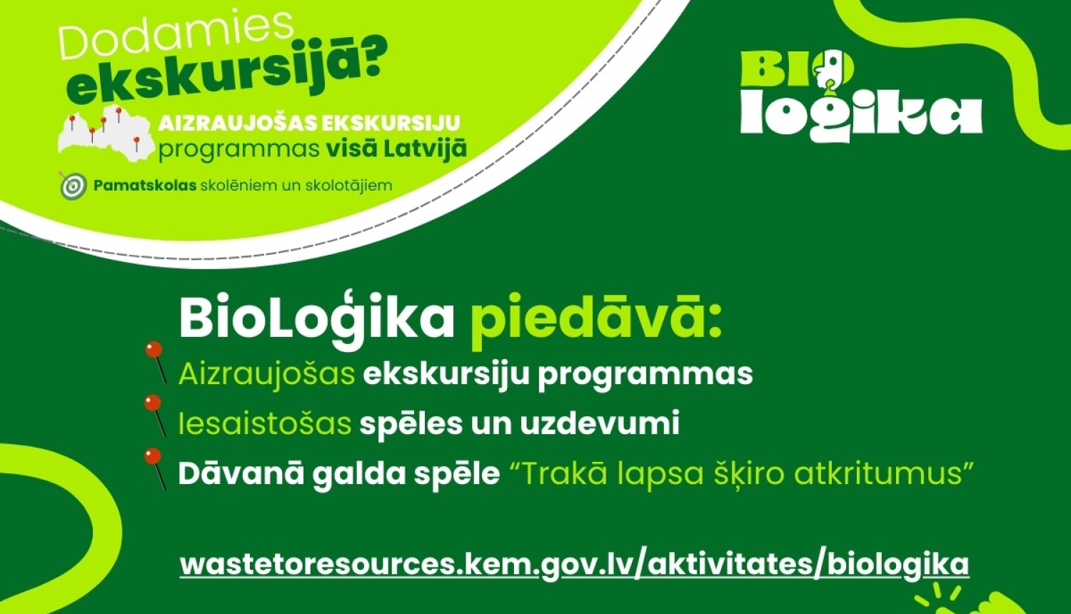 BioLoģika kampaņa baneris
